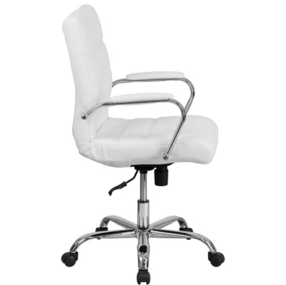 Executive Swivel Office Chair with Metal Frame