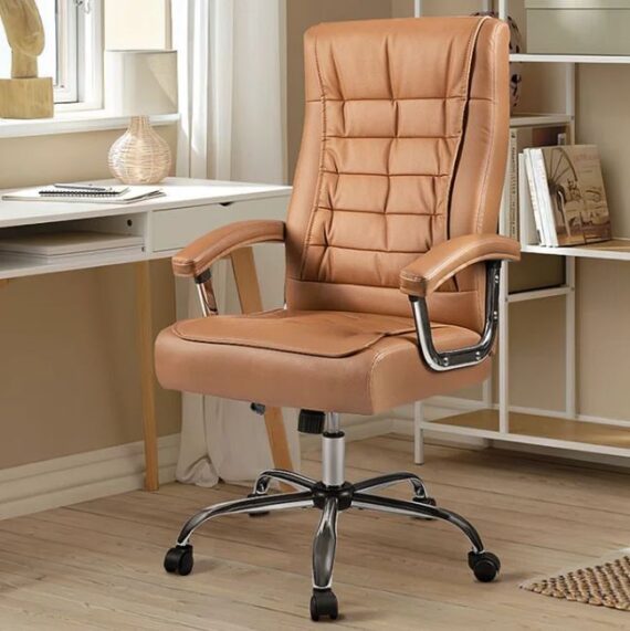 Savvas Faux Leather Office Chair