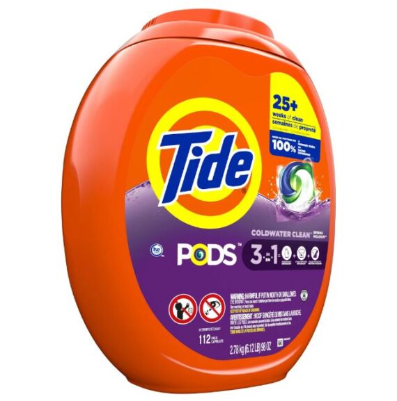 Tide PODS Laundry Detergents Spring Meadow, 112 Count