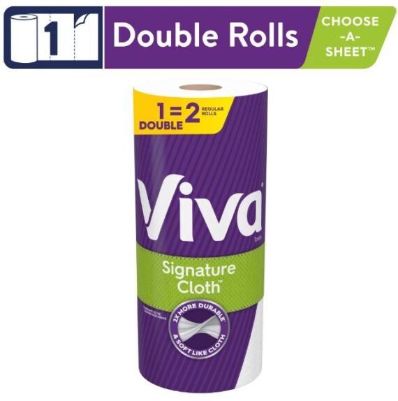 Viva Signature Cloth Paper Towels, 1 Double Roll