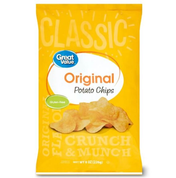 Great Value Original Flavor Potato Chips