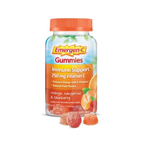 Emergen-C Adult Vitamin C Immunity Supplement Gummies, 45 Ct